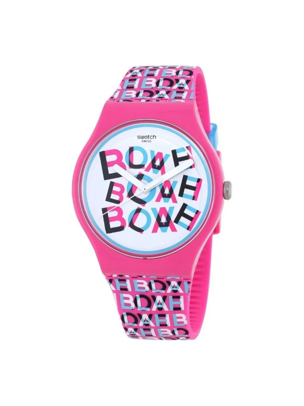 NWT Swatch Love & Blah Quartz White Dial Unisex Watch